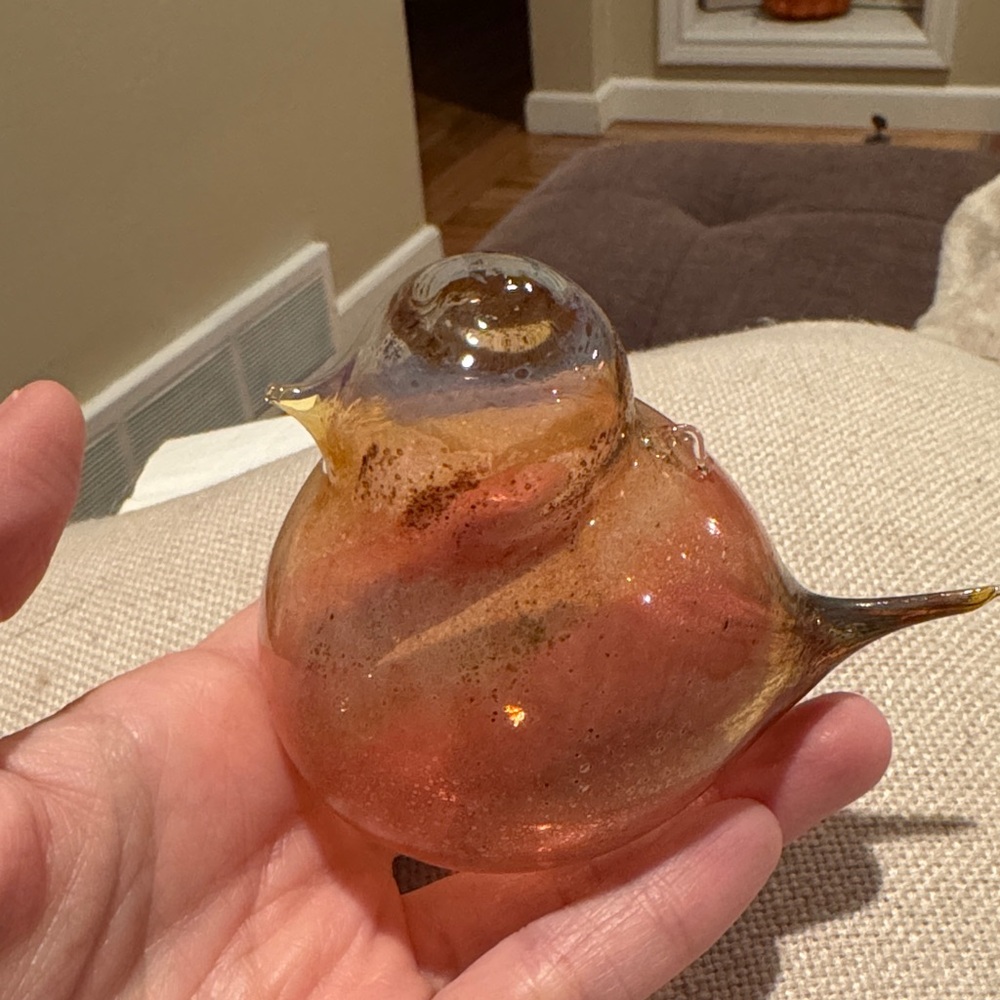 Glass Bird Ornament - Picture 2 of 6